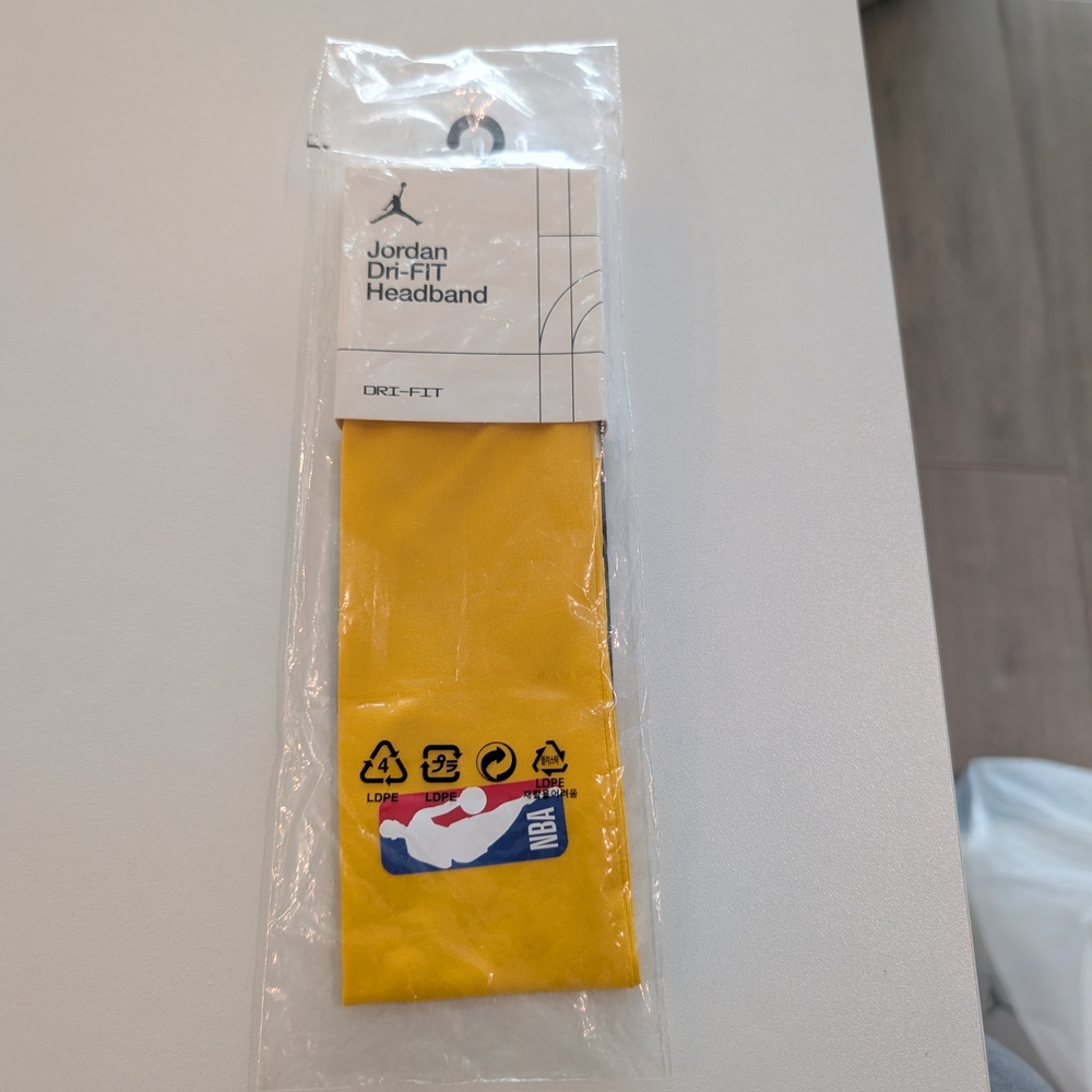 Jordan Dri-FIT Yellow Headband